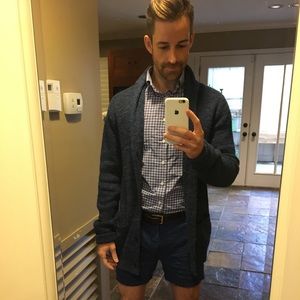 Abercrombie & Fitch Blue Sweater Cardigan